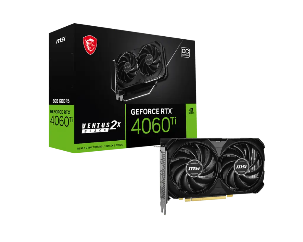 MSI RTX 4060 TI VENTUS 2X 8GB GDDR6